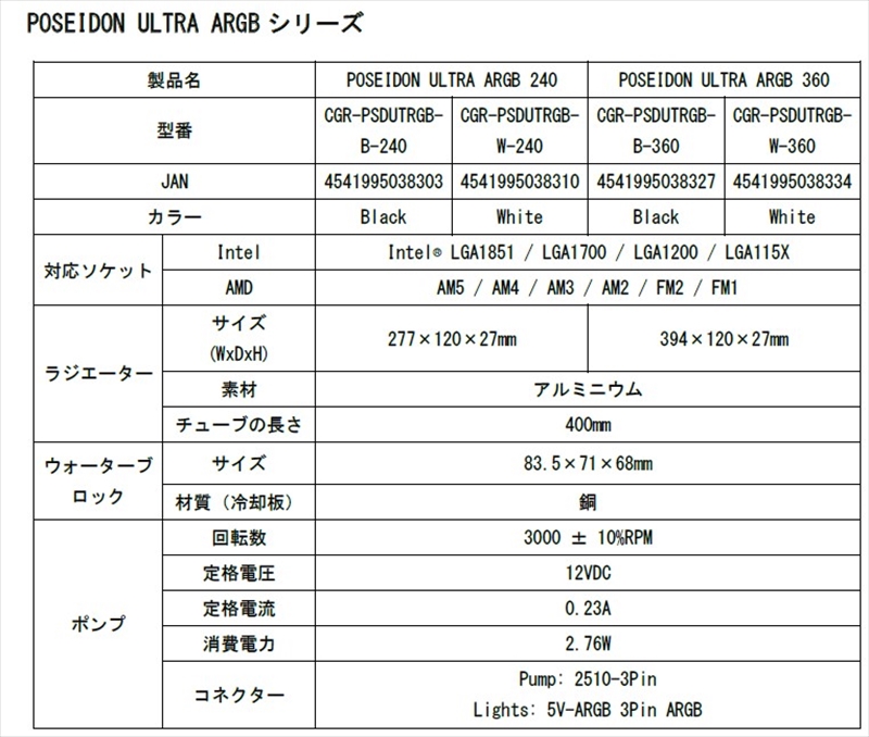 POSEIDON ULTRA ARGB
